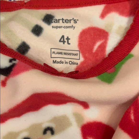 NWT Carter’s Fleece Nightgown & Footed Pajamas - Picture 2 of 5